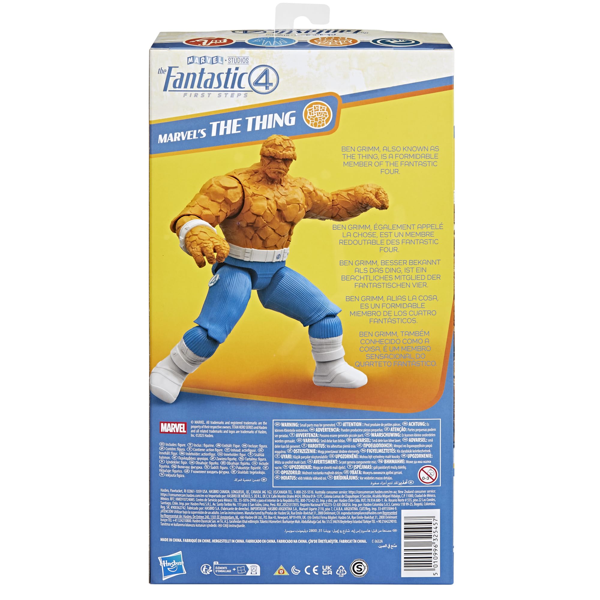 Marvel The Thing makes a great gift for kids aged 4+.