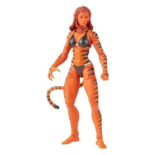 Marvel's Tigra figure pose-ready for dynamic display.
