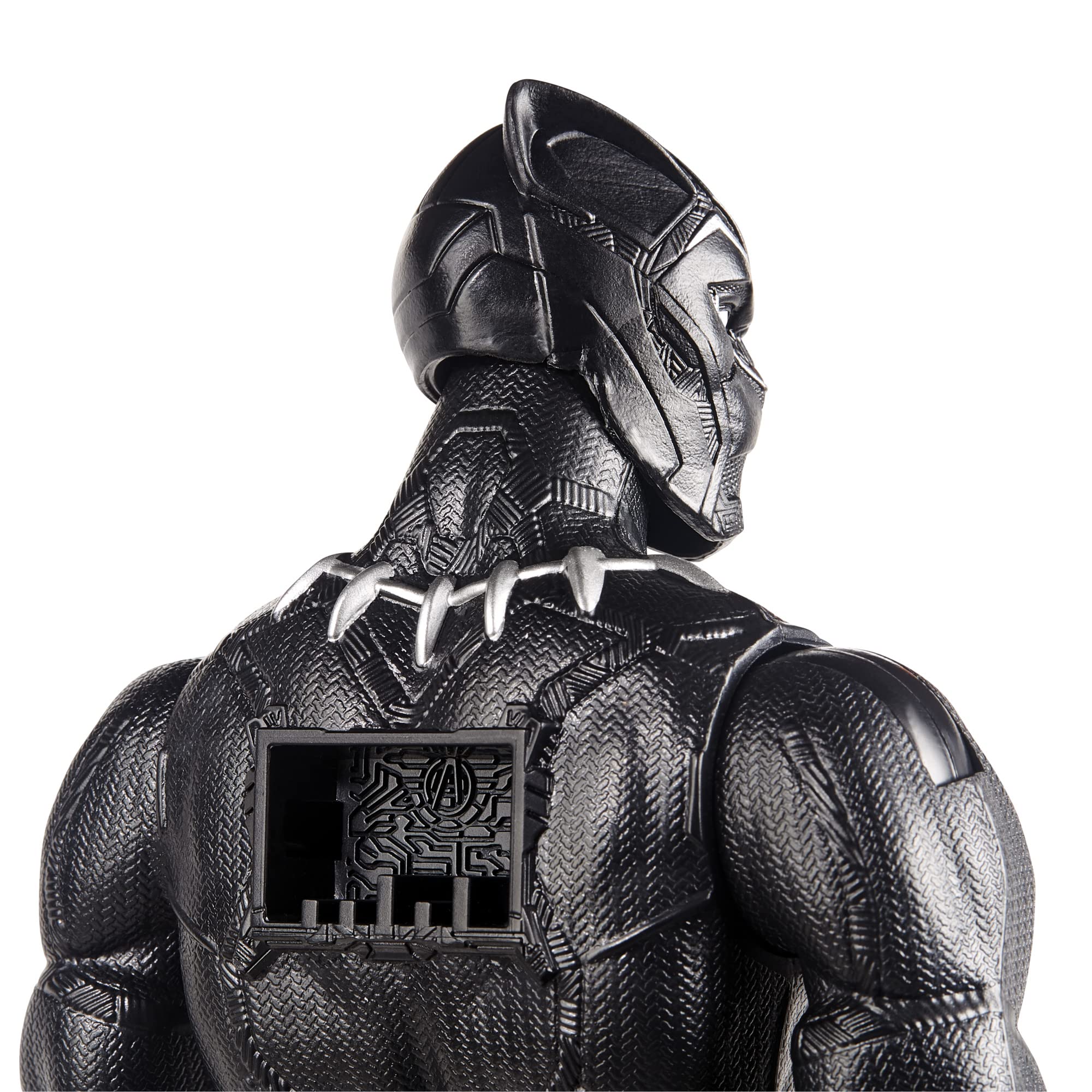 Action-ready Black Panther figure supports storytelling with Marvel heroes.