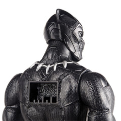 Action-ready Black Panther figure supports storytelling with Marvel heroes.