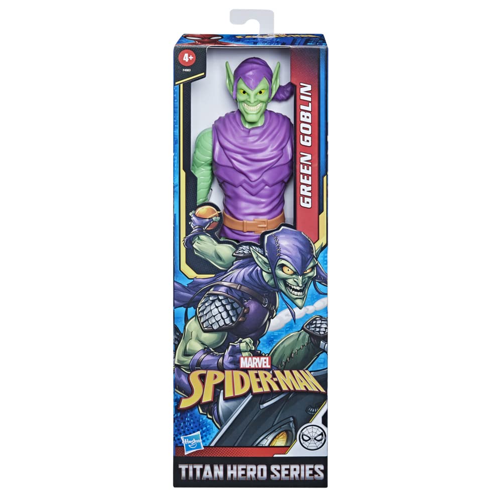 Marvel Titan Hero Green Goblin articulation points enable poseable storytelling