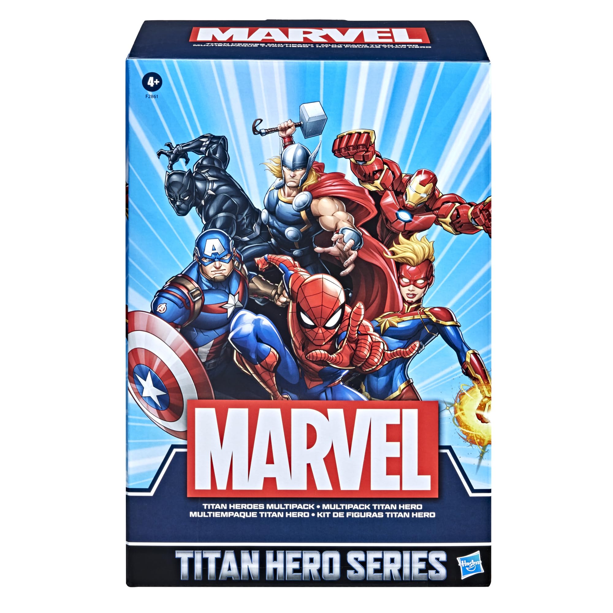 Marvel Titan Hero Series Black Panther 12-inch figure ready for stealth missions