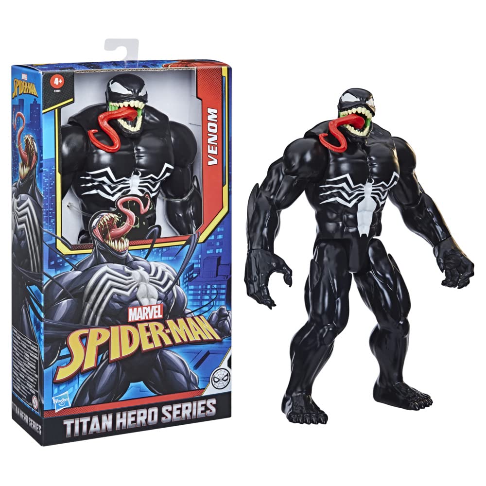  Marvel Venom figure in dynamic-action pose for imaginative play