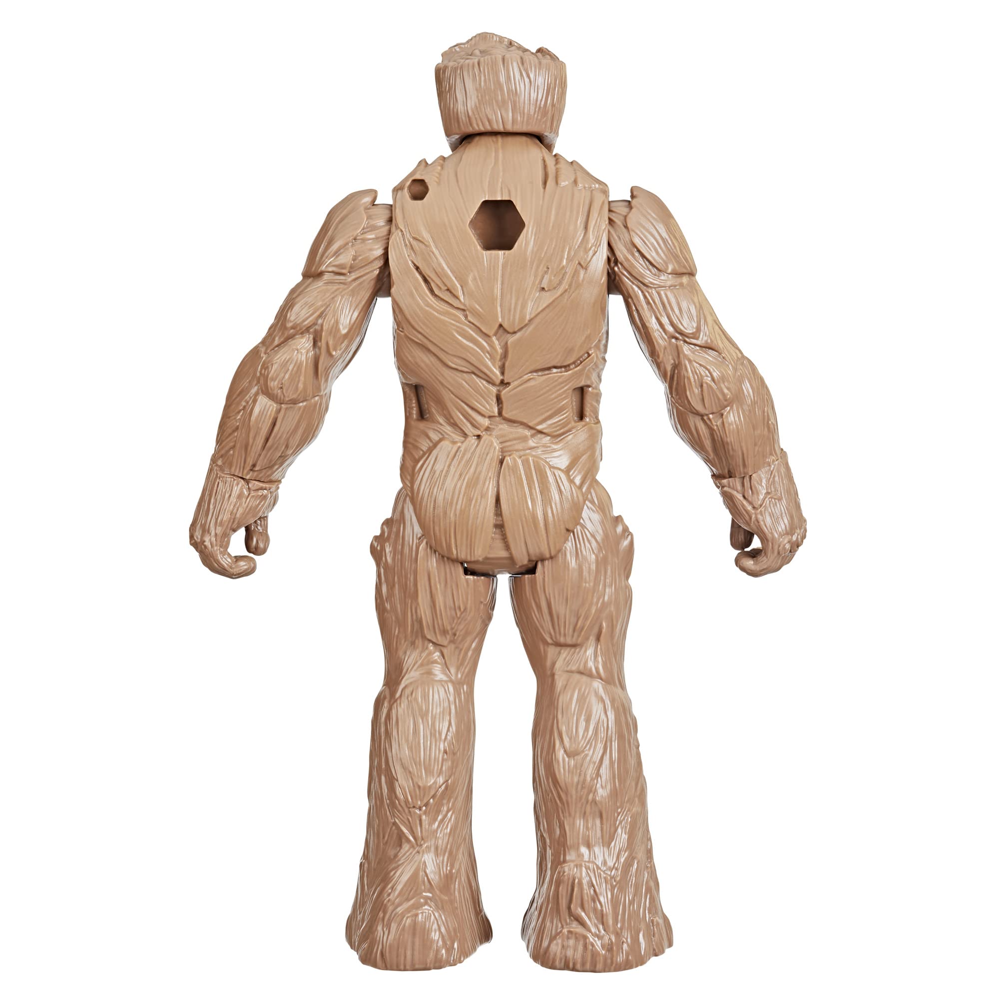 Detachable projectile for imaginative combat sequences with Marvel's Groot.
