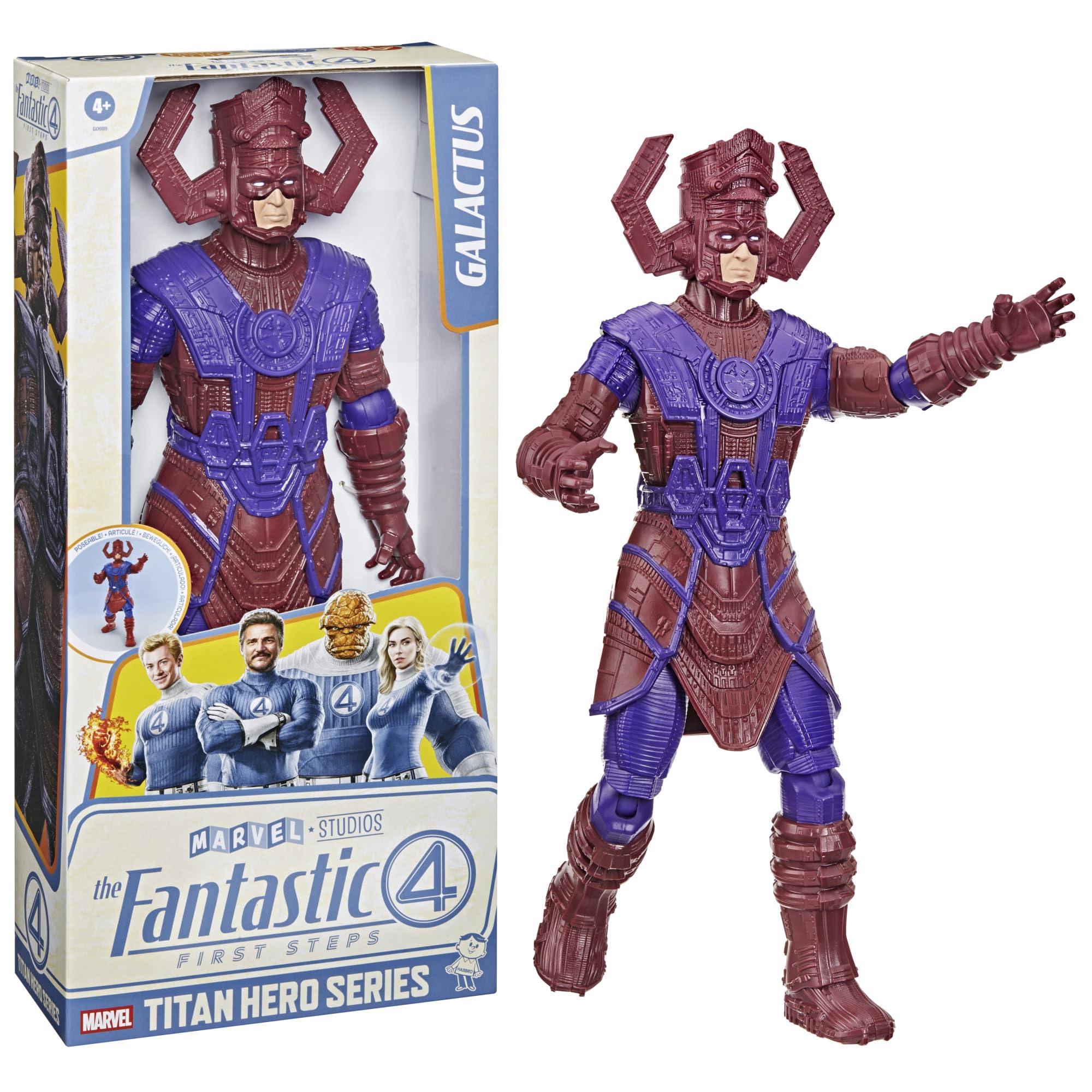 Display-ready packaging and figure for a Marvel collection
