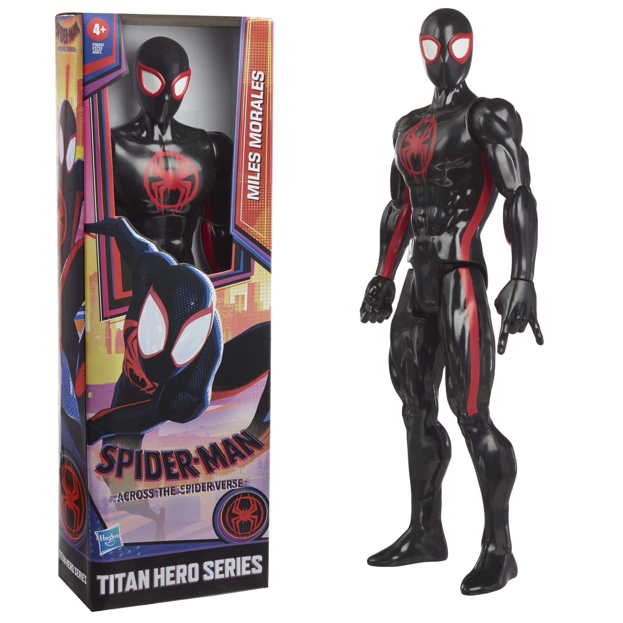 Marvel Titan Hero Miles Morales figure with poseable design for battles.