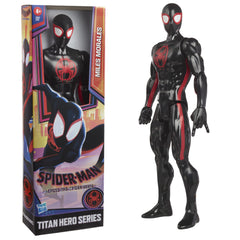 Marvel Titan Hero Miles Morales figure with poseable design for battles.