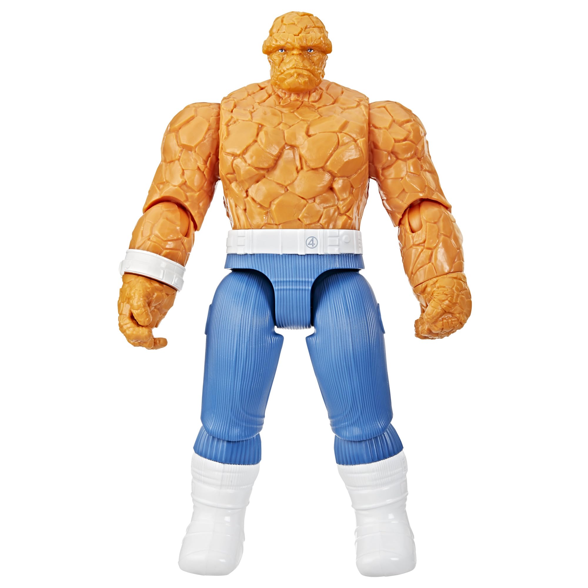 Marvel Titan Hero Series The Thing front view, durable poseable action play.