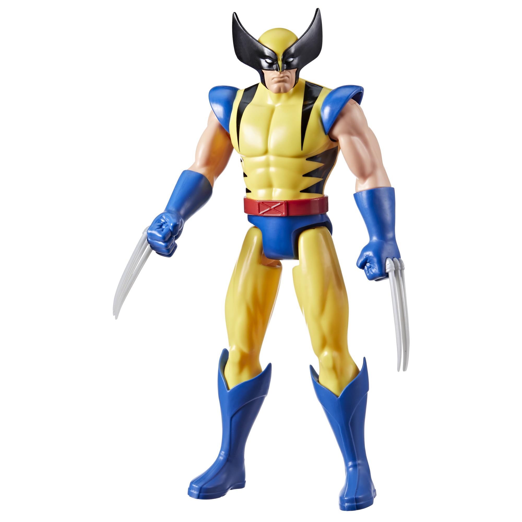 Marvel Titan Hero Series Wolverine 12-inch action figure ready for dynamic poses and imaginative play.