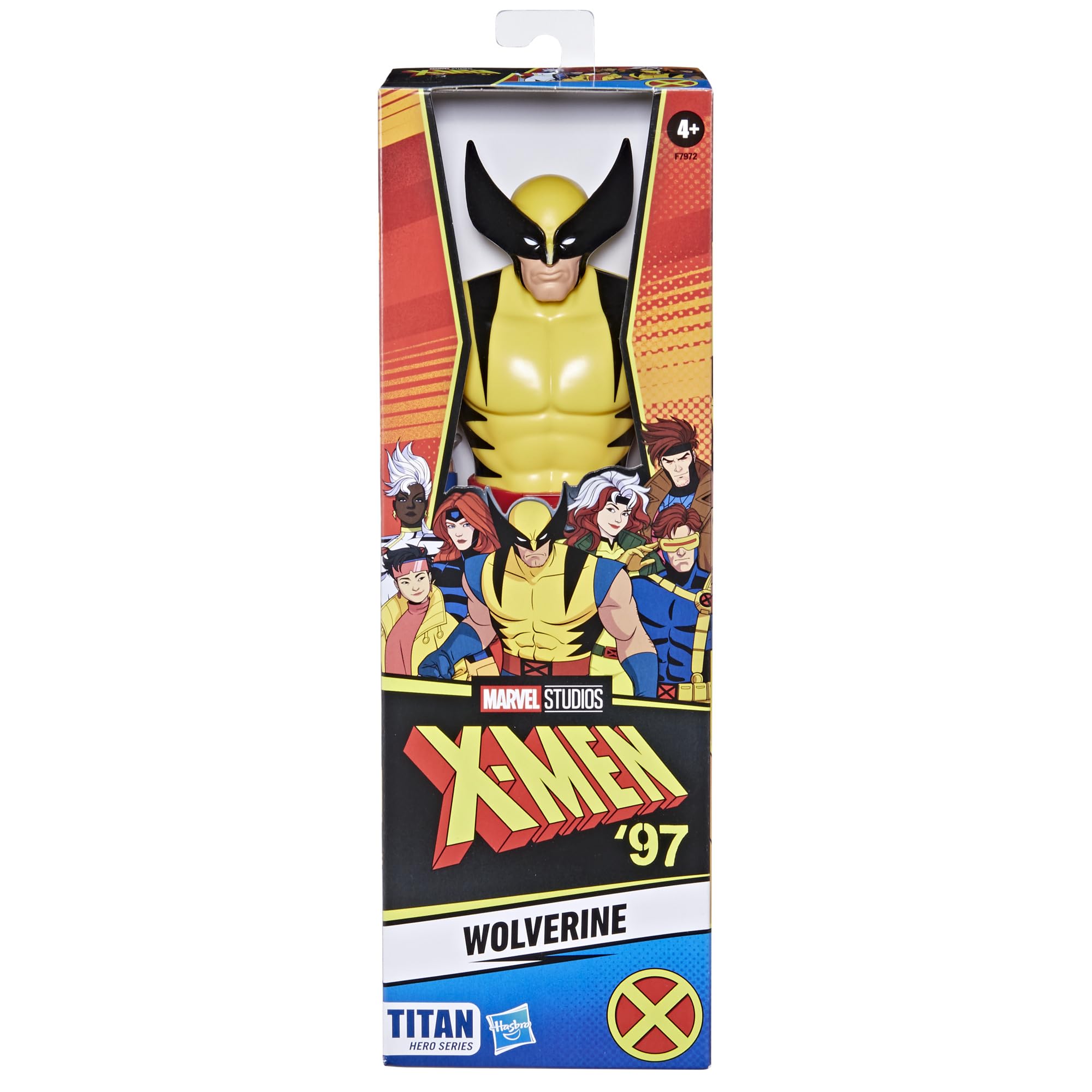 Marvel Titan Hero Series Wolverine with 5-point articulation enables expressive, action-packed posing.