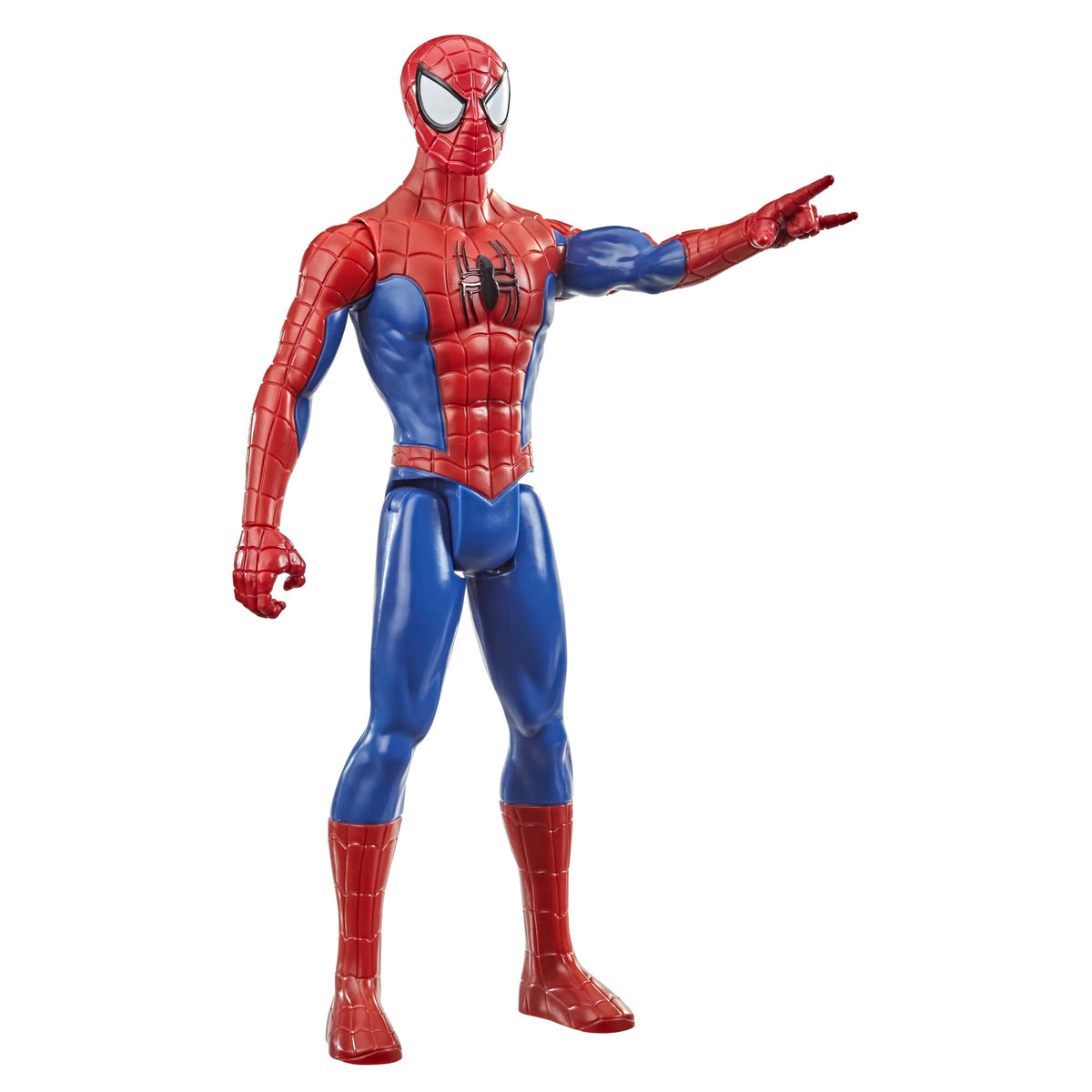 Marvel Titan Hero Spider-Man figure front pose for dynamic web-slinging play
