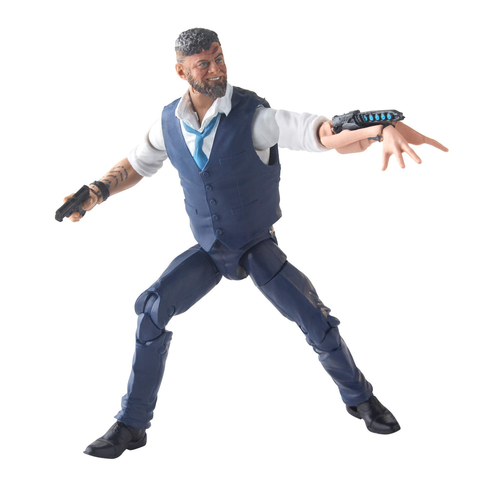 Marvel Ulysses Klaue figure pistol accessory enhances cinematic action scenes.
