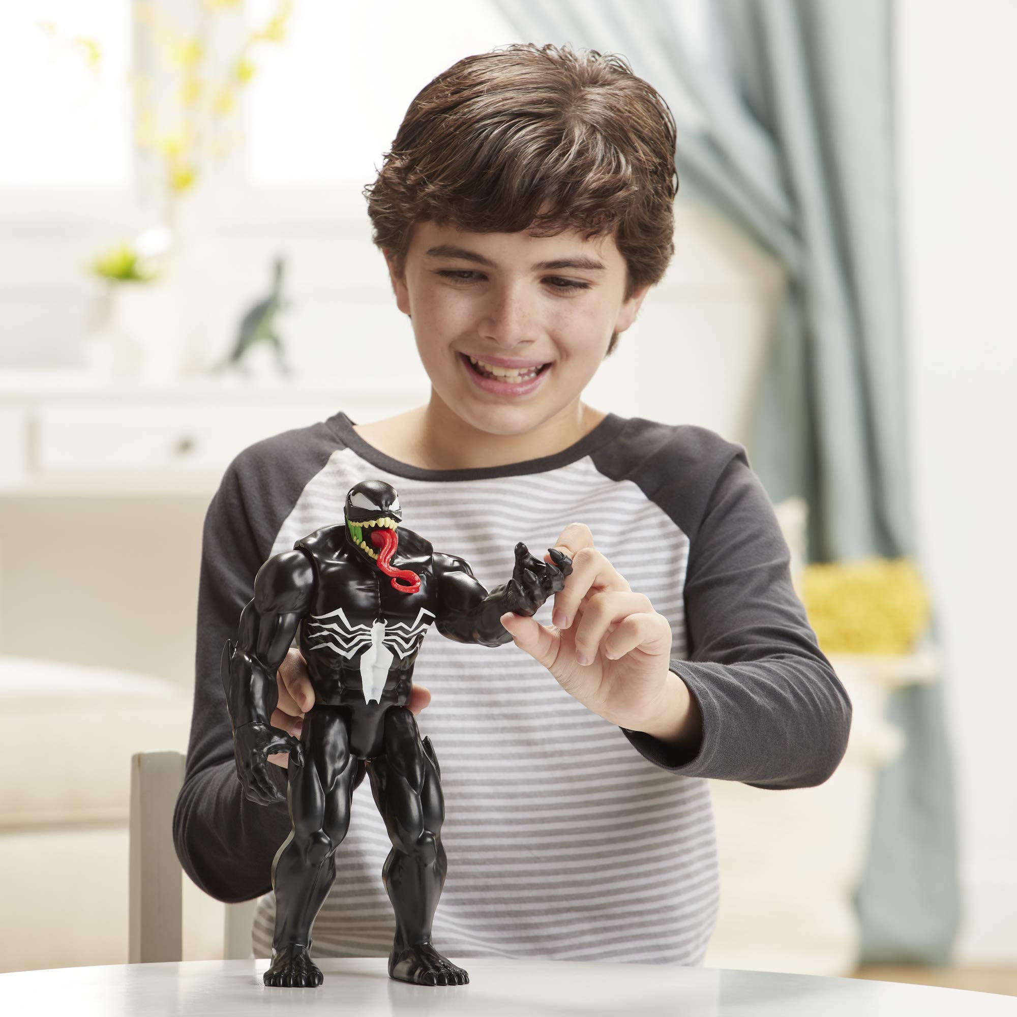 Marvel Venom back port compatibility enables Blast Gear integration.