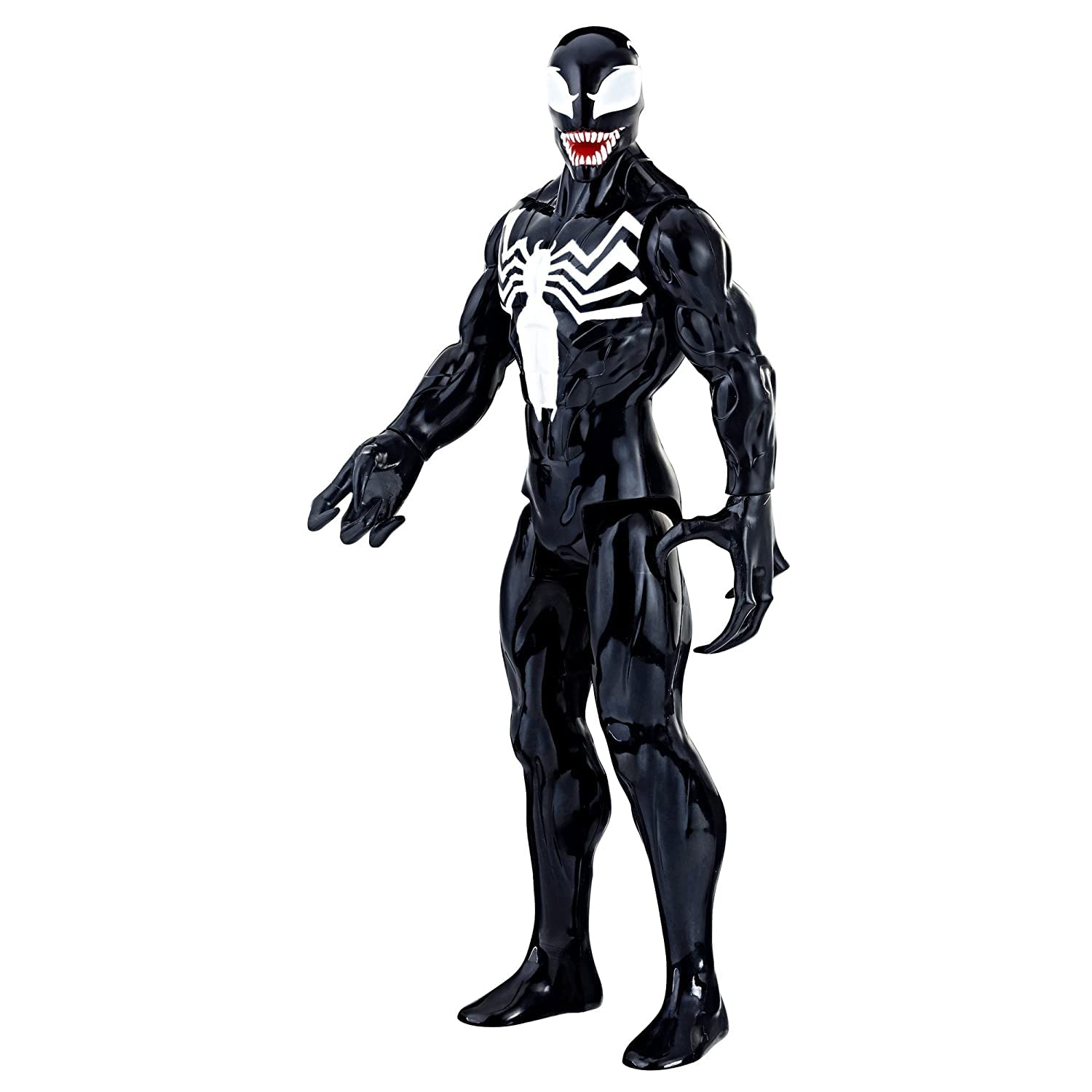 Marvel Venom Titan Hero figure front view, 12-inch scale for dramatic play