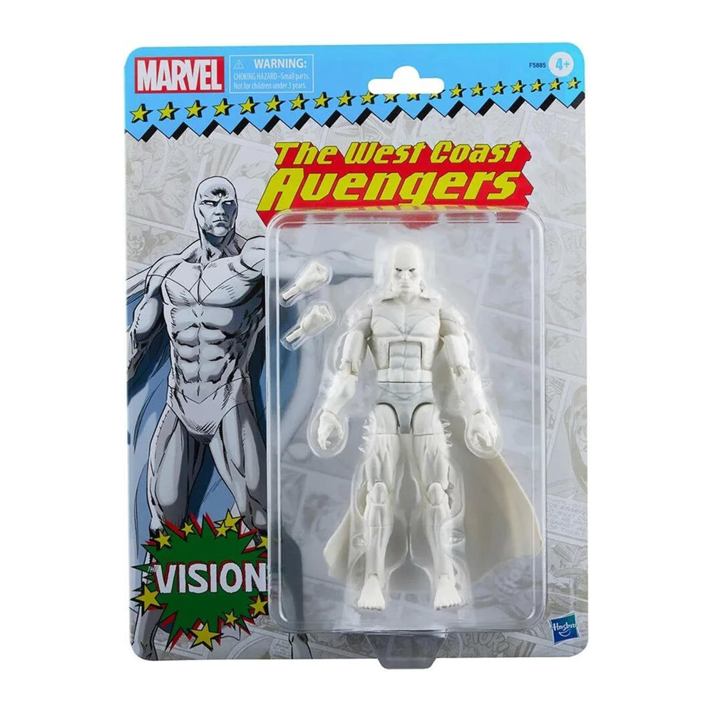 Marvel Vision articulation poseability enables dynamic action stances.