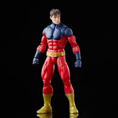 Marvel's Vulcan figure energy deco highlights power-inspired eyes.