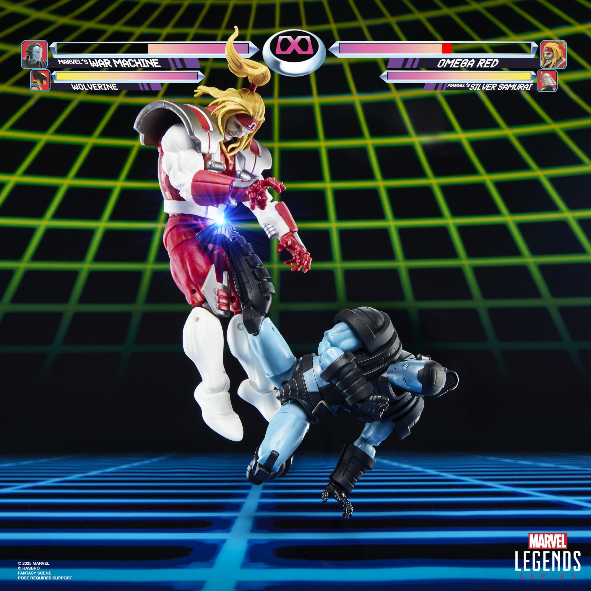 Marvel War Machine articulation pose for dynamic action scenes