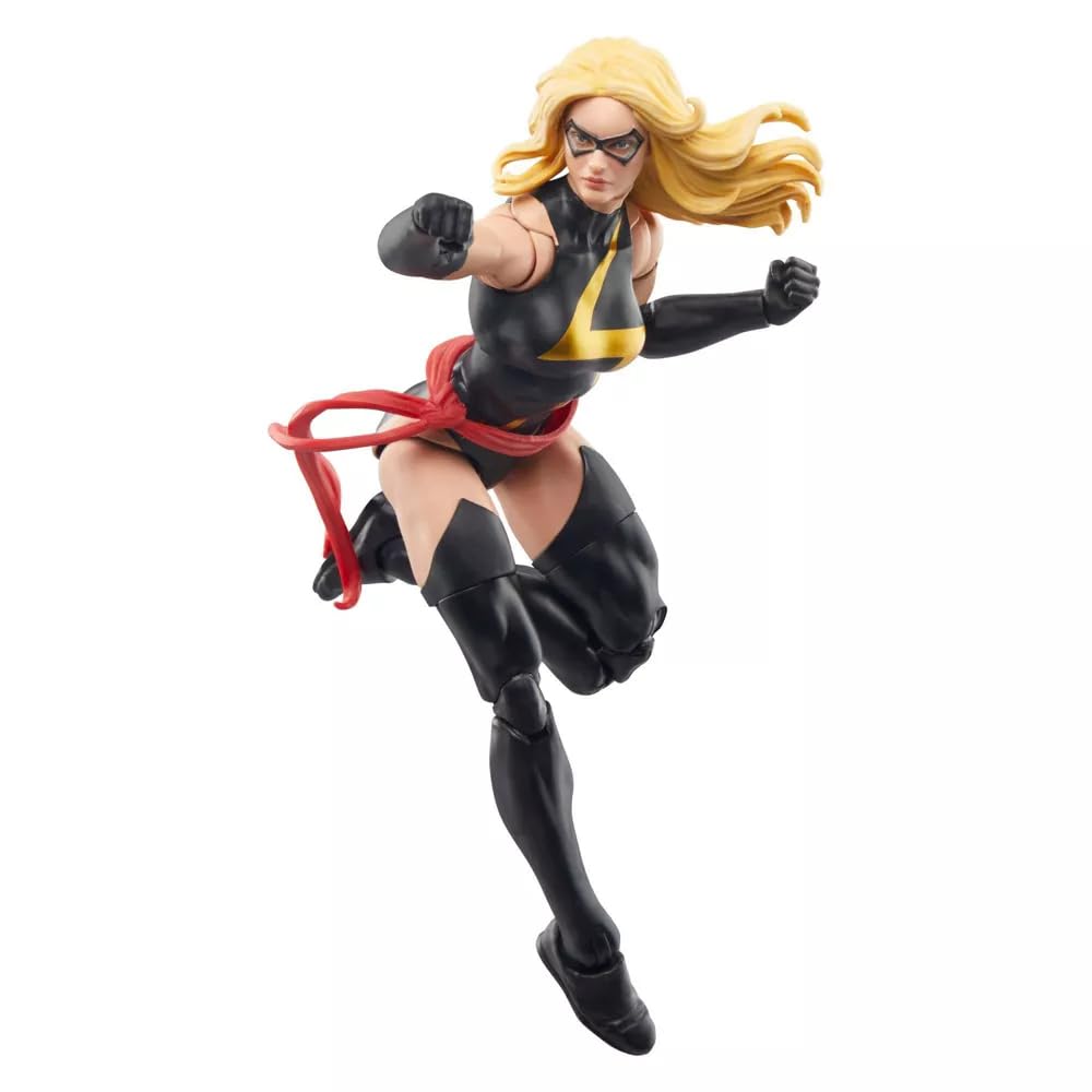 Marvel Warbird action figure on shelf-ready stand for exhibit.