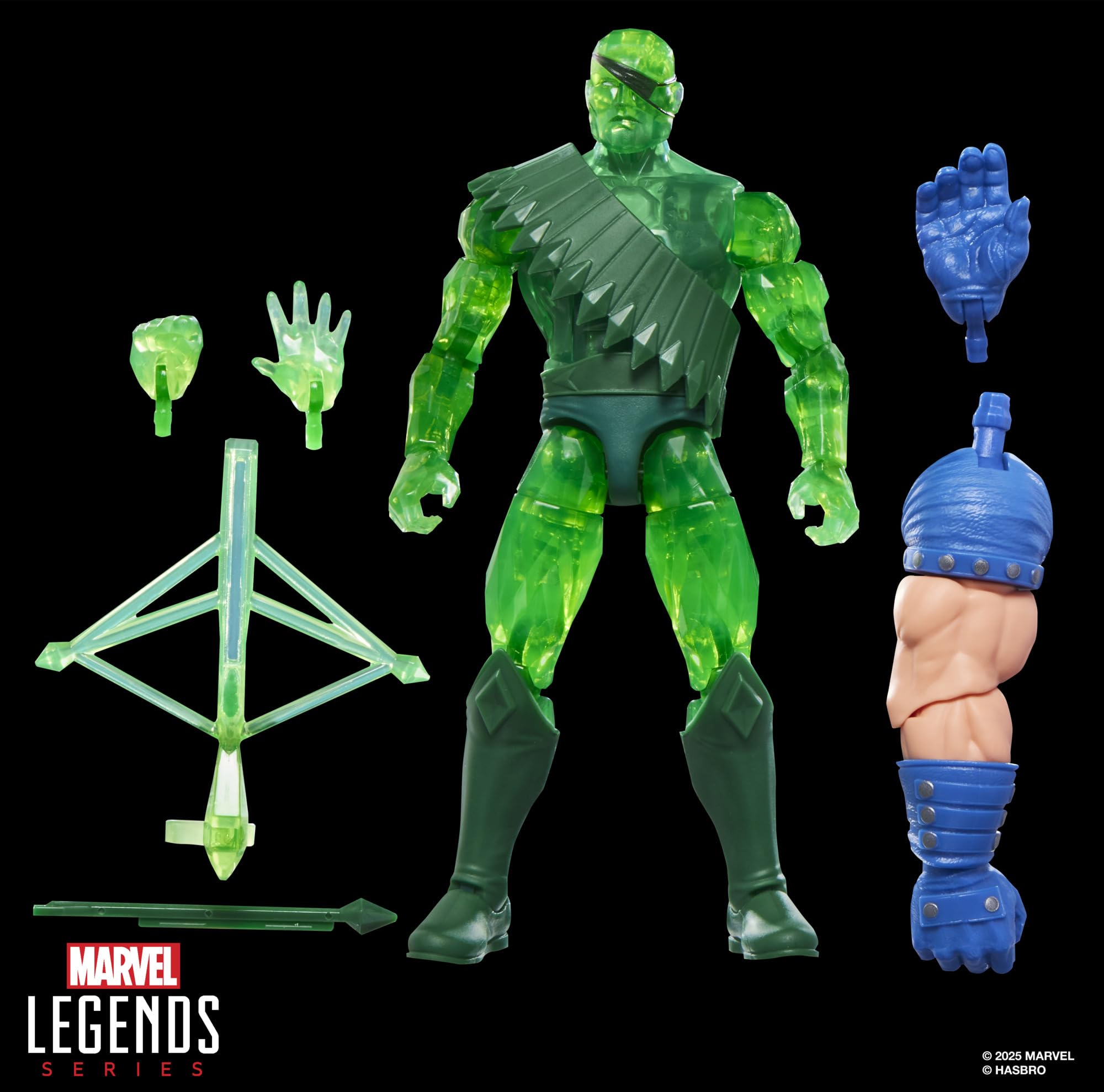 Alternate hands provide flexible grip for action poses.