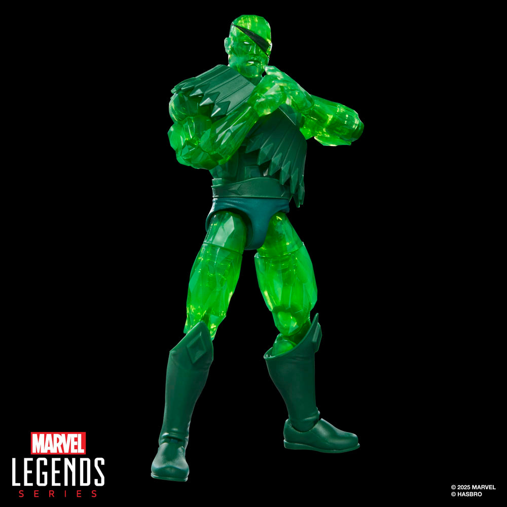 Six-inch scale figure fits with other Marvel Legends shelves.