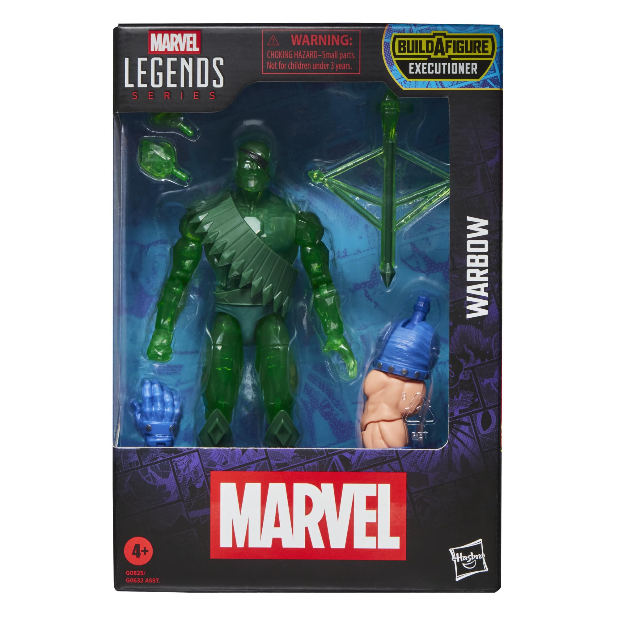 Marvel Warbow front view figure for display and posing.