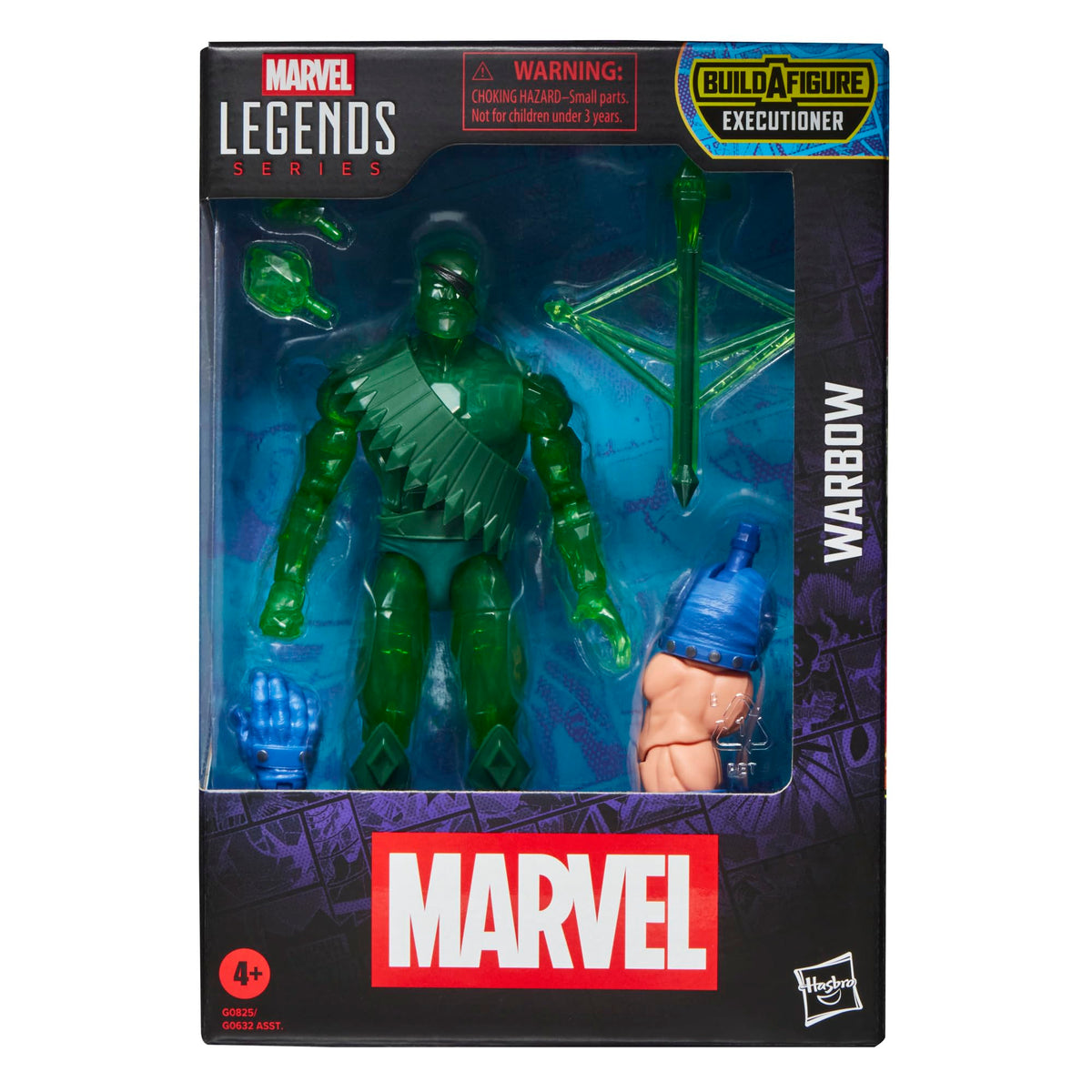Marvel Warbow front view figure for display and posing.
