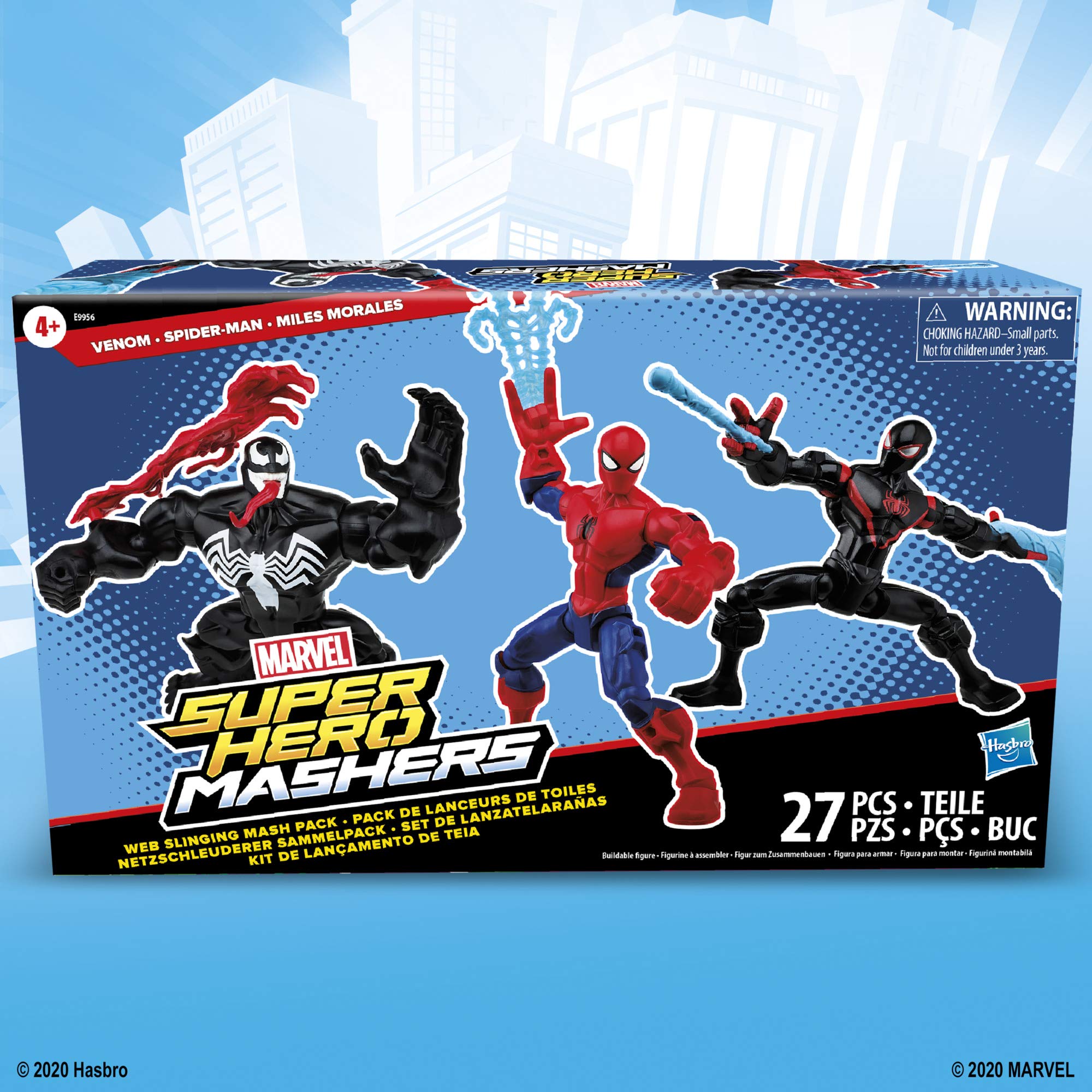 Marvel Web-Slinging Pack three 6-inch figures deliver action-ready play.