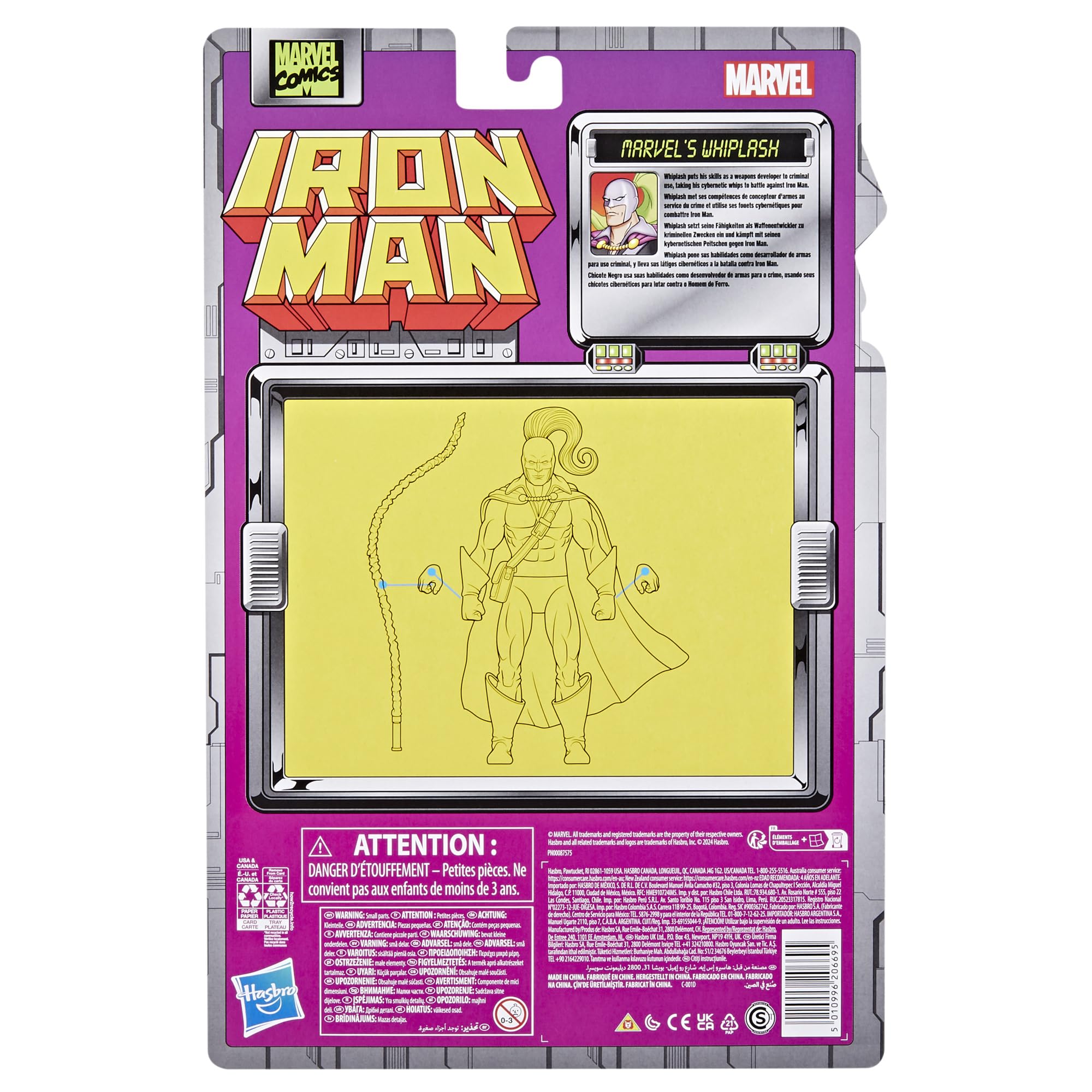 Marvel Legends Whiplash ready to expand a display-ready collection.