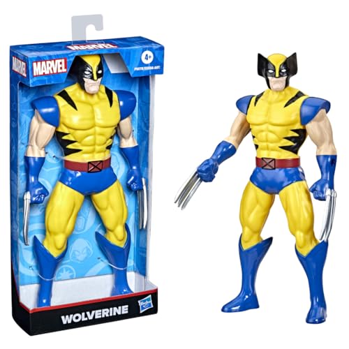 Marvel Wolverine 9.5-inch figure close-up on claws and details.