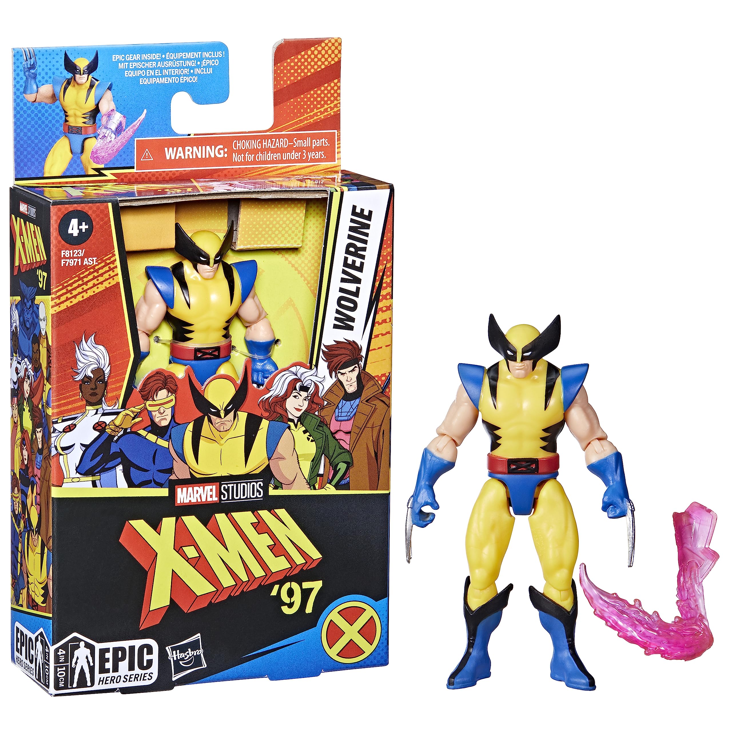 Marvel Wolverine clip-on epic gear for dramatic battle moments.