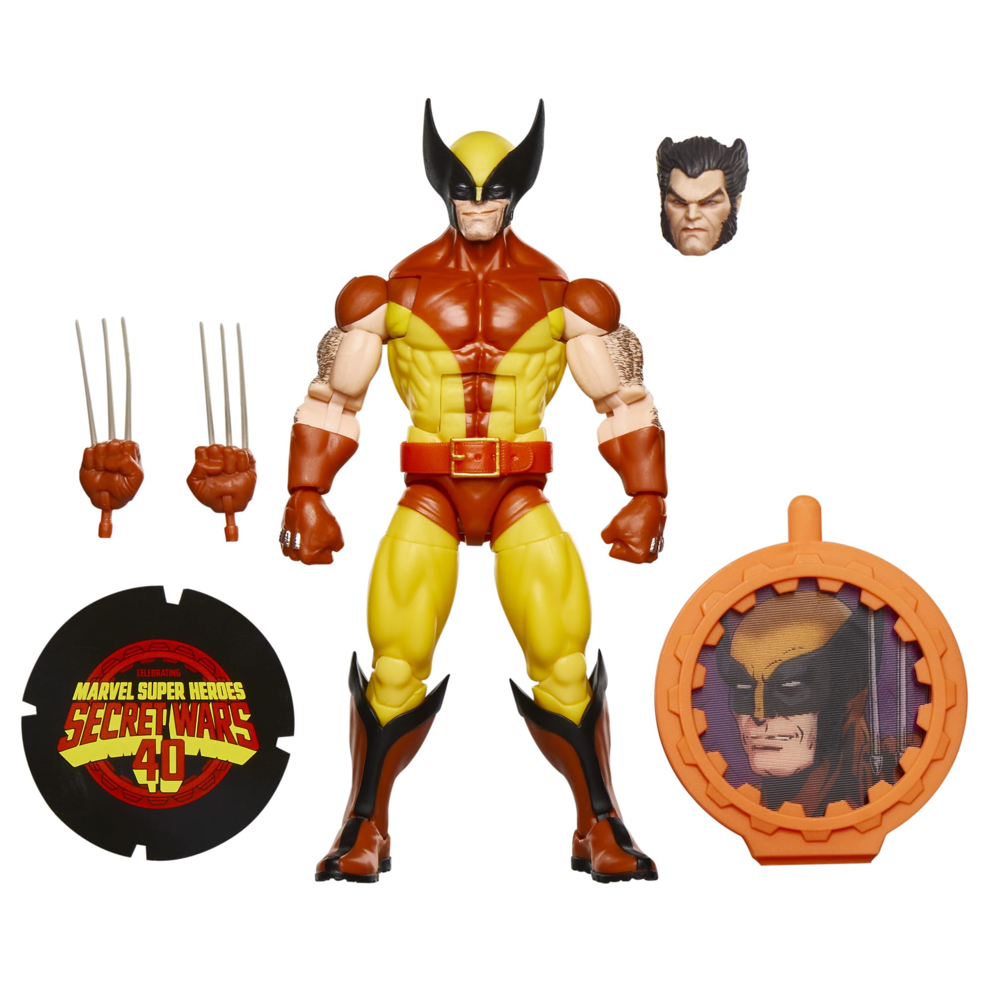 Marvel Wolverine Secret Wars 6-inch front view for display and collection
