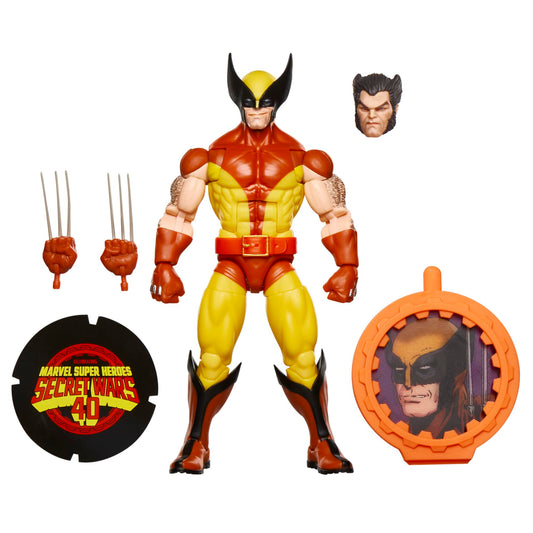 Marvel Wolverine Secret Wars 6-inch front view for display and collection