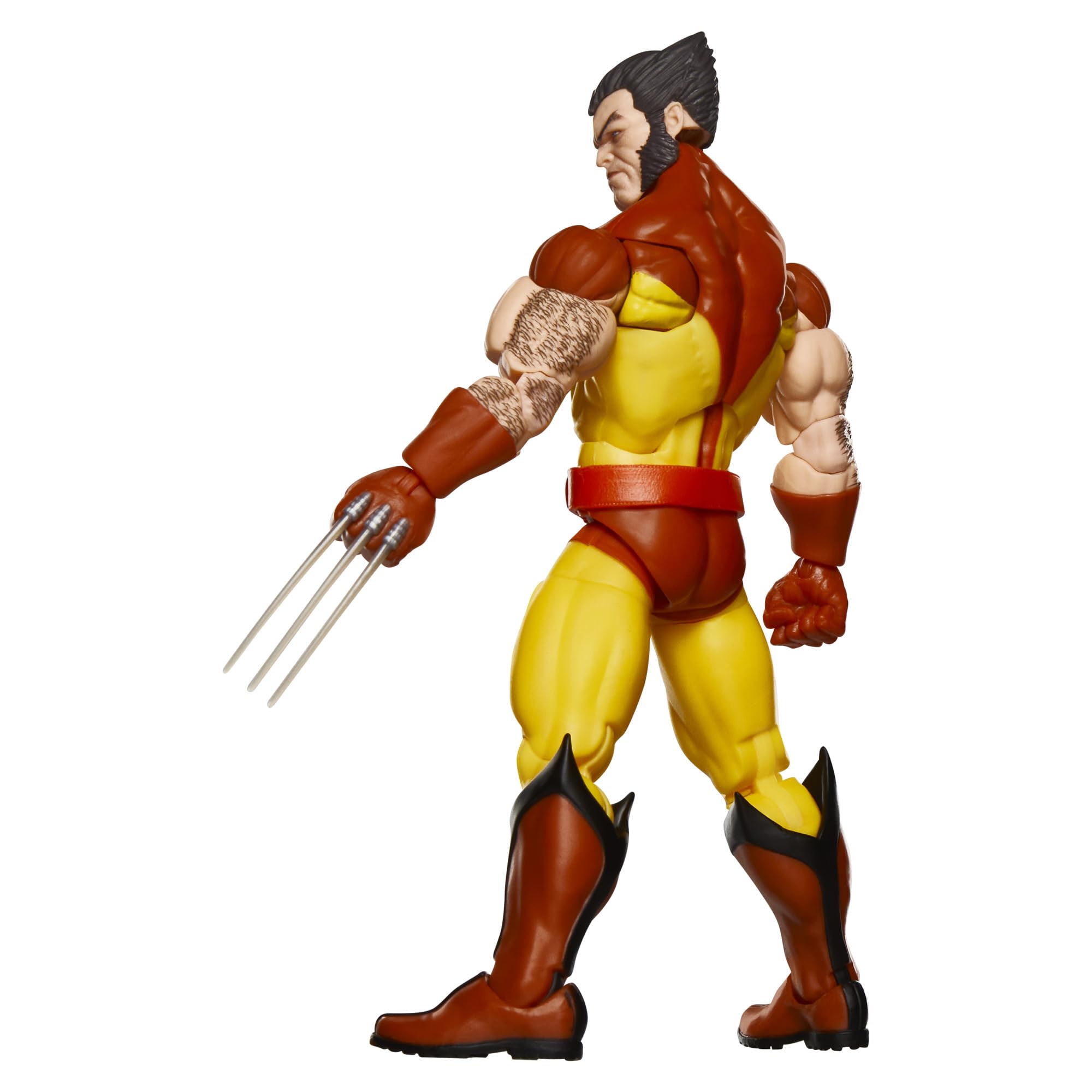 Marvel Wolverine Secret Wars 6-inch portrait display showcasing retro charm