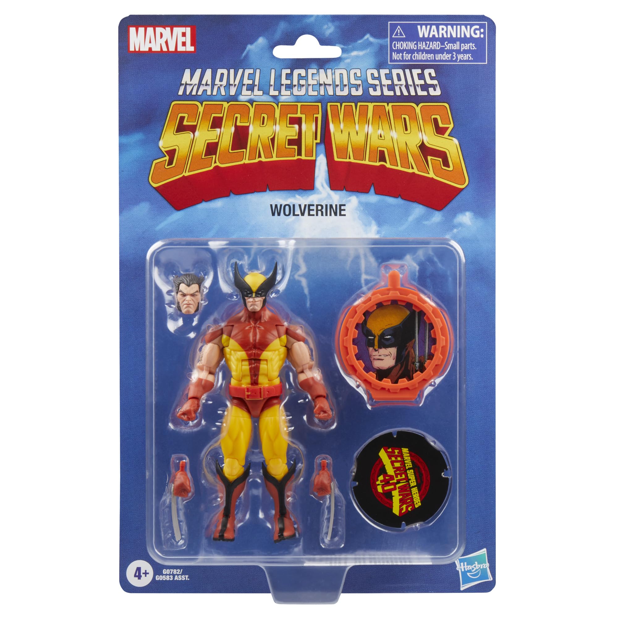 Marvel Wolverine Secret Wars 6-inch side profile highlighting dynamic pose options