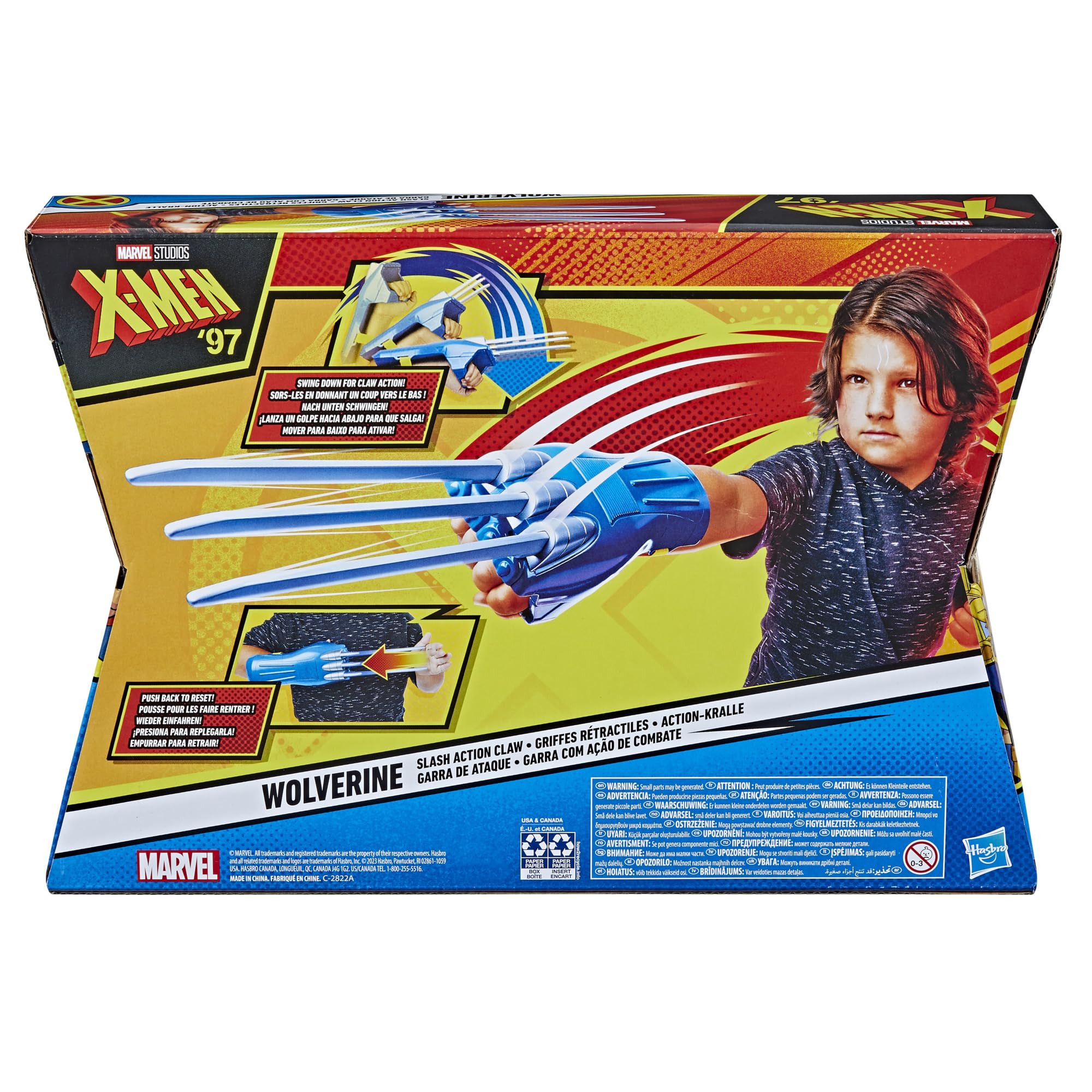 Marvel Wolverine Slash Action Claw claws extend smoothly for action scenes