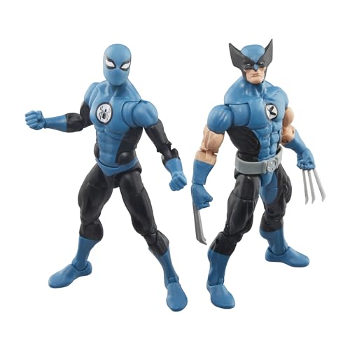 Marvel Legends Spider-Man Wolverine accessories set with alternate hands for versatile posing.