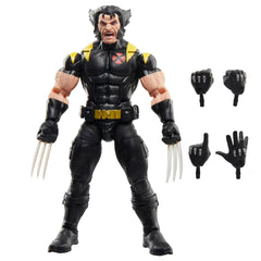 Marvel Wolverine X-Treme front view figure showcases compact 6-inch scale for display.