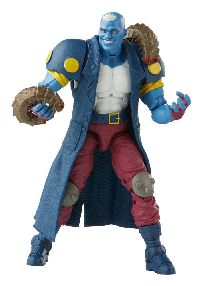 Marvel X-Men Legends figure with other mutants for display.