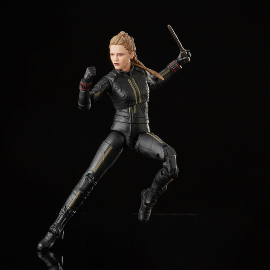 Marvel Yelena Belova 6-inch figure articulation for dynamic posing.