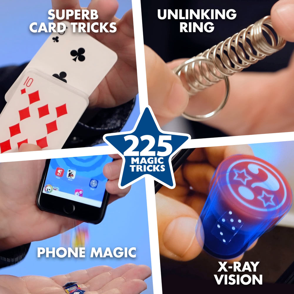 Marvin's Magic cards and props enable easy beginner illusions