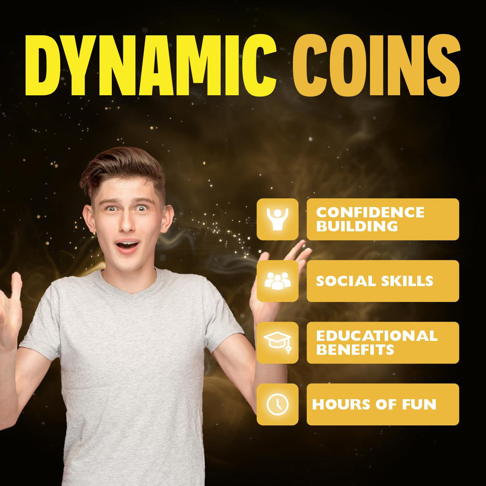 Marvin's Magic Dynamic Coins brass cylinders and rings provide precise, reliable props for practice.