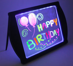 Marvin's Magic Glow Art built-in stand keeps drawings steady and hands-free.