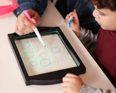 Marvin's Magic Glow Art see-through screen enables precise tracing and glow.