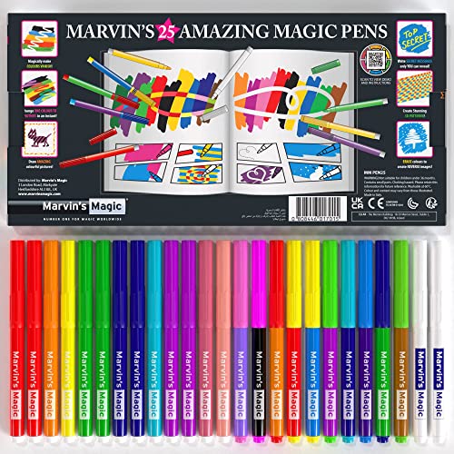 Marvin's Magic 3D lettering pens create eye-catching depth in drawings.
