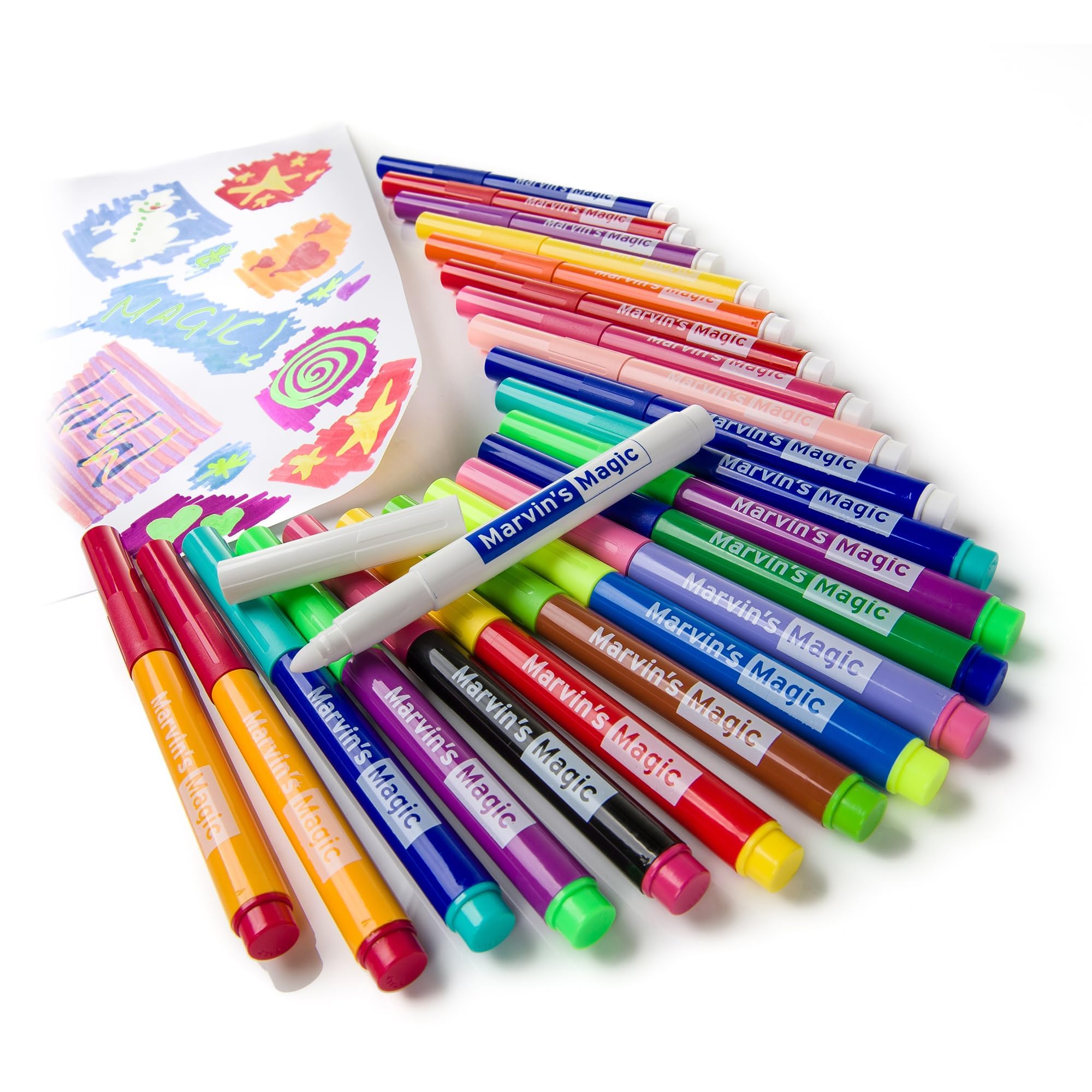 Marvin's Magic secret-messages pens reveal hidden notes when desired.