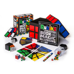 Marvin's Magic Rubik's Amazing Box of Magic Illusions cover with 40 tricks