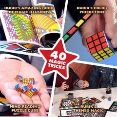 Kids exploring cube inspired magic for learning through play with Marvin's Magic