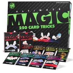 Marvin's Magic Ultimate 250 Card Tricks Set box for impressive home performances.