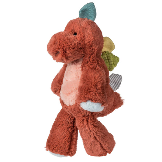 Mary Meyer Marshmallow Junior Stegosaurus in coppery fabric, perfect for cozy cuddling