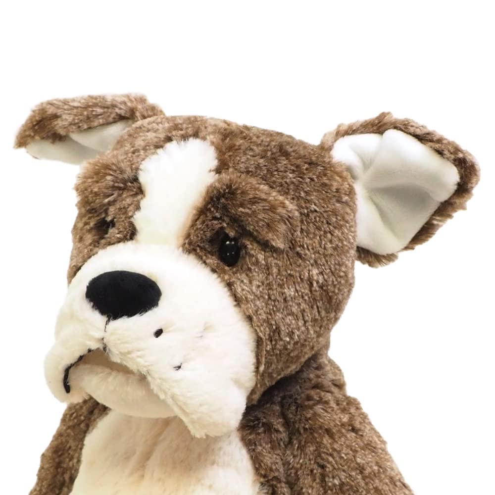 Mary Meyer Marshmallow Zoo Bradley Bulldog ears and expression, gentle design for soothing companionship